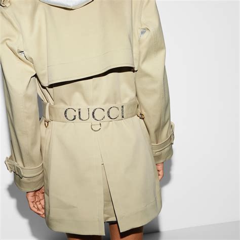 GUCCI Cotton stretch garbardine coat 